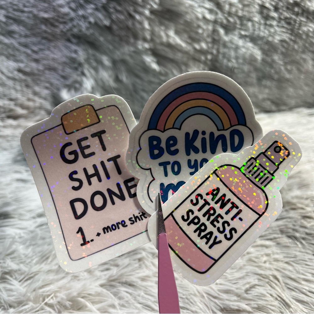 Mental Health Set of 20 Mystery Sticker Pack - Picture 4 of 4